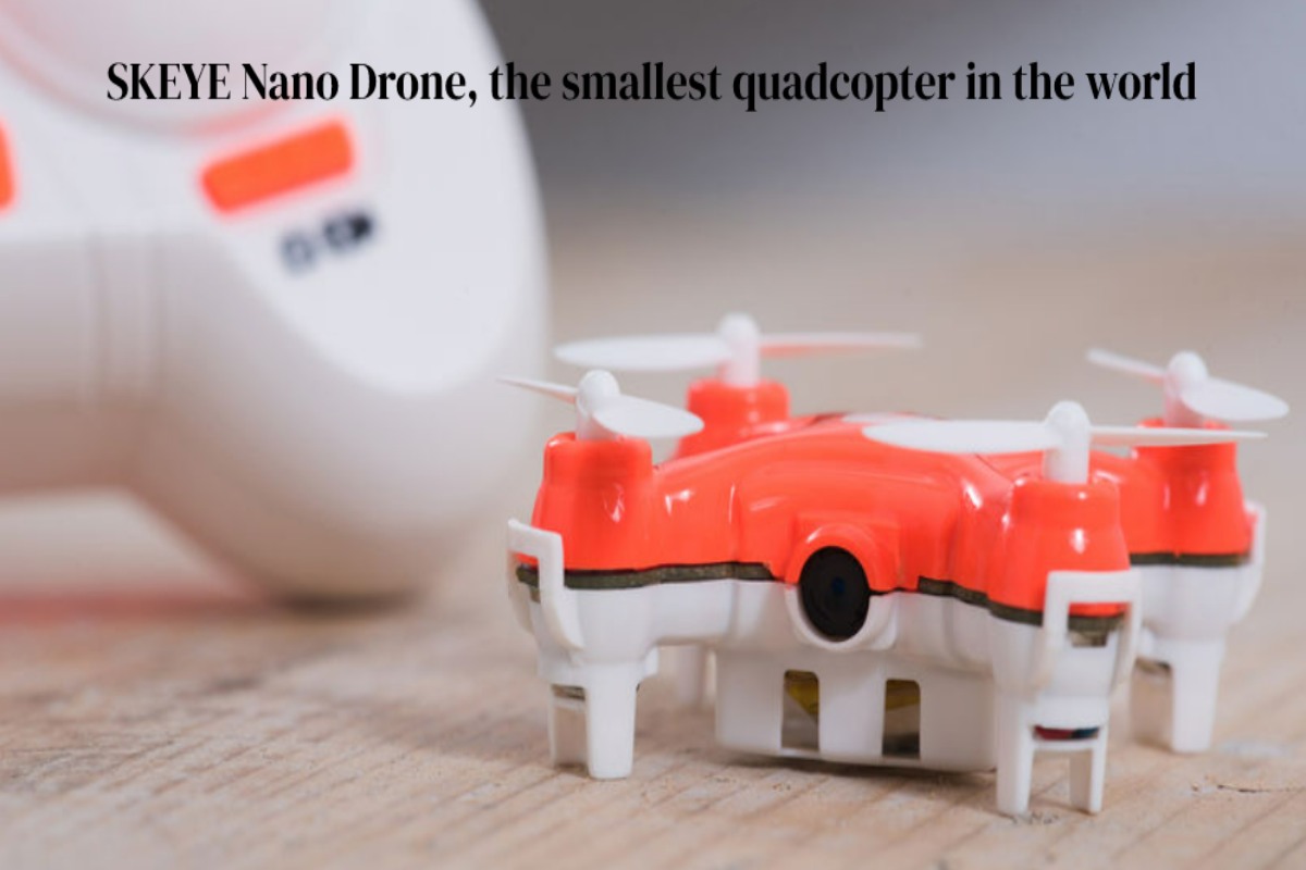 Nano Drone, the smallest quadcopter in the world Only Techies