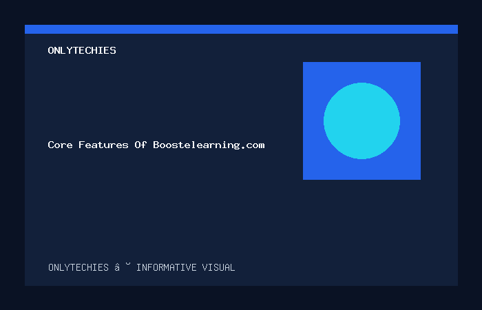 Core Features of Boostelearning.com